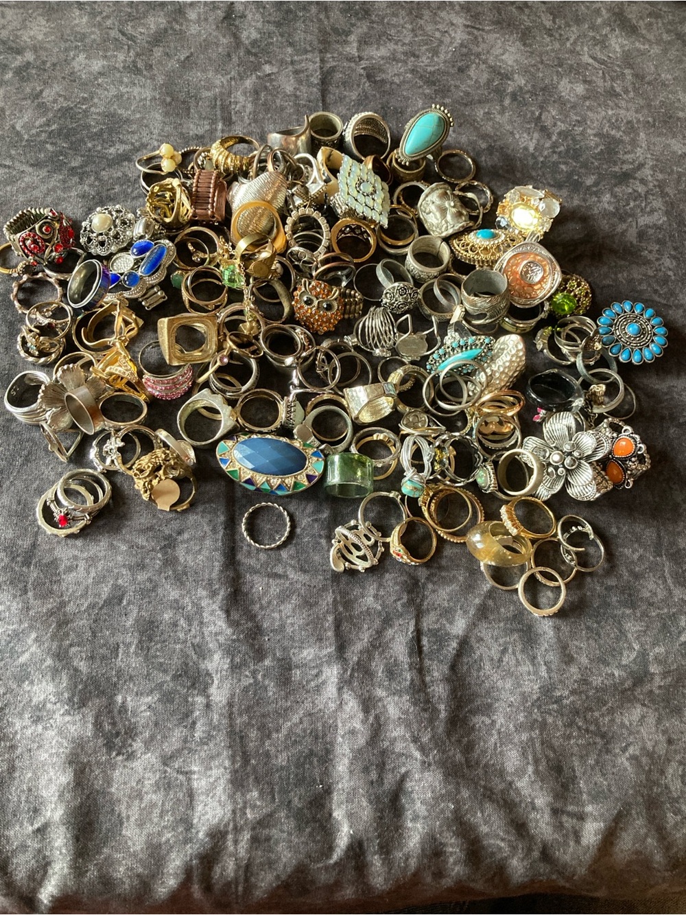 Huge Ring Lot - 180 Assorted Rings